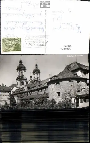 586720,Foto Ak St Gallen Klosterkirche Kirche Switzerland