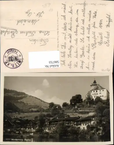 586733,Schloss Werdenberg Buchs Switzerland Feldpost Mitr.KP. IV/83