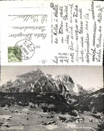 586736,Foto Ak Wildhaus m. Schafberg Switzerland