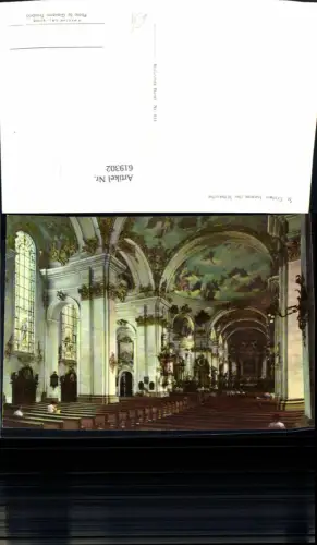 619302,Foto Ak St Gallen Inneres d. Stiftskirche Kirche Innen