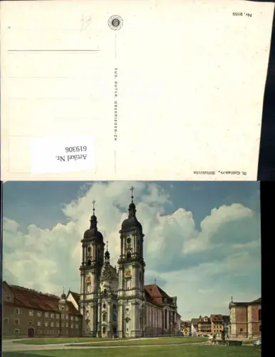 619306,St Gallen Stiftskirche Kirche Ansicht