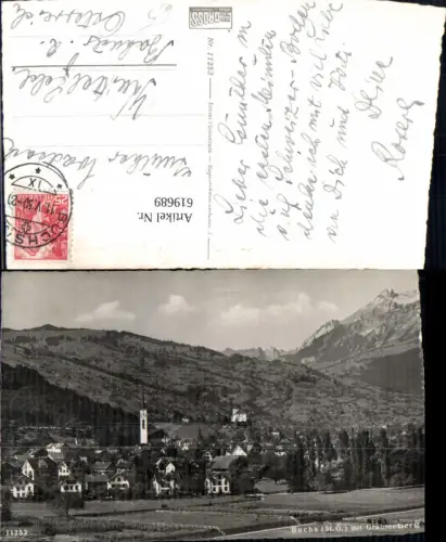 619689,Foto Ak Buchs m. Grabserberg