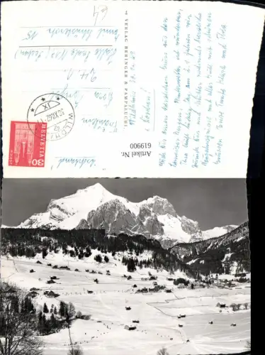 619900,Foto Ak Wildhaus m. Schafberg Winteransicht