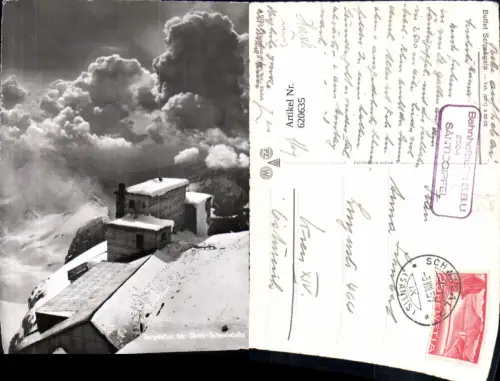 620635,Foto Ak Schwägalp Nesslau Bergstation der Säntis-Schwebebahn Winteransicht