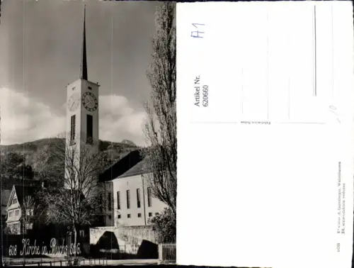 620660,Foto Ak Kirche in Buchs Kirche