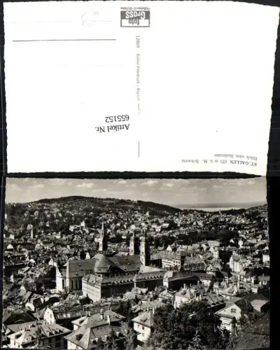 655152,Foto Ak St Gallen Blick zum Bodensee