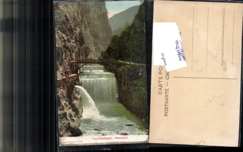 690576 Taminaschlucht Wasserfall Valens Bonadivis Kt St. Gallen
