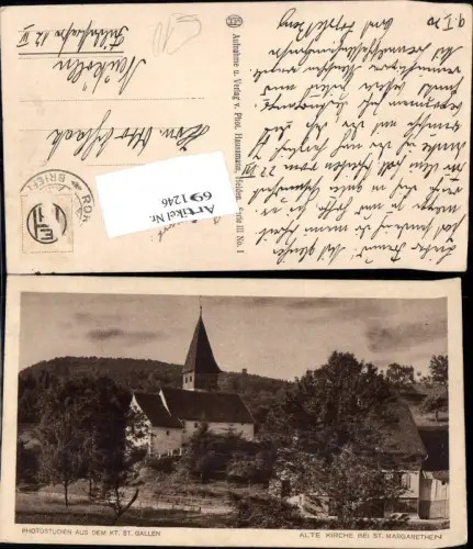 691246 Alte Kirche bei St. Margarethen St. Gallen Bregenz Rheintal gel. Neukölln Berlin