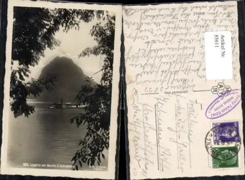 85611,Lugano col Monte S Salatore Kt Tessin