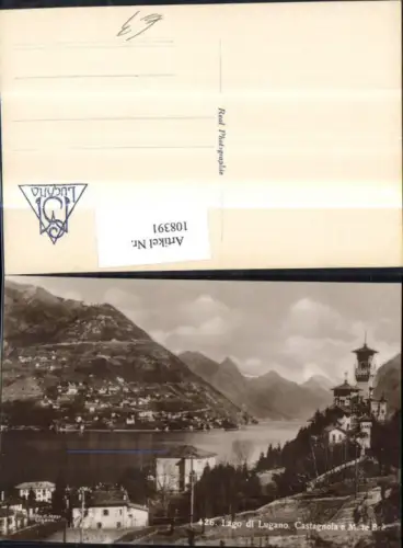 108391,Lago di Lugano Ansicht Schloss Kanton Tessin