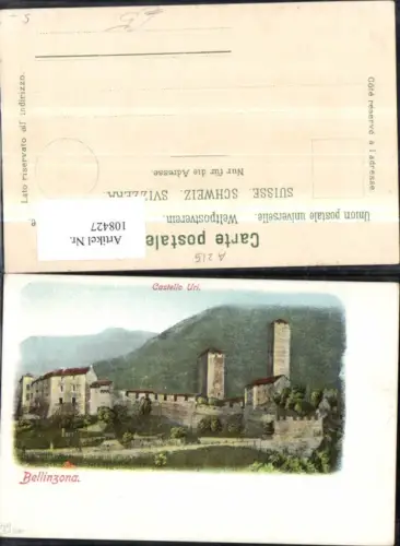 108427,Bellinzona Castello Uri Kanton Tessin