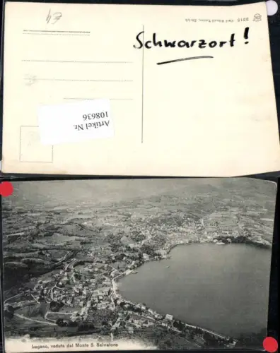 108636,Lugano veduta dal Monte Salvatore Kt Tessin