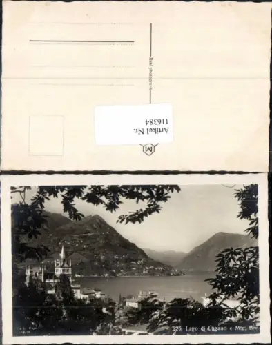 116384,Lago di Lugano Kt Tessin