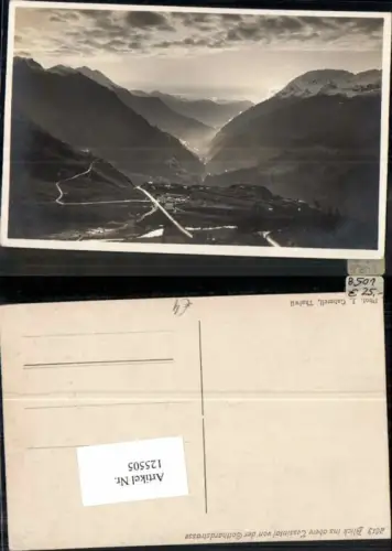 125505,Blick ins obere Tessintal Gotthardstrasse Kt Tessin Thalwil