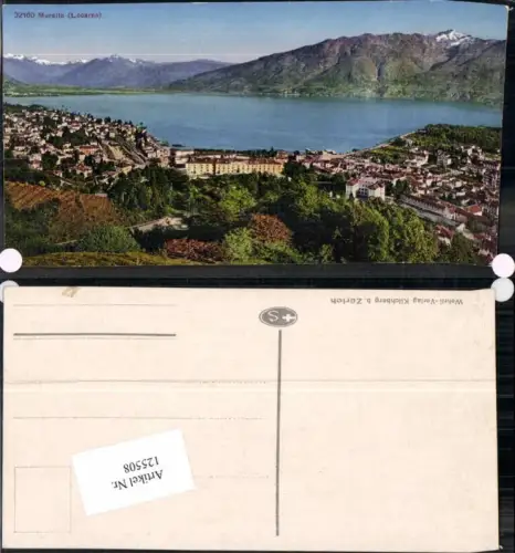 125508,Muralto Locarno Tolle Ansicht um 1915 Kt Tessin
