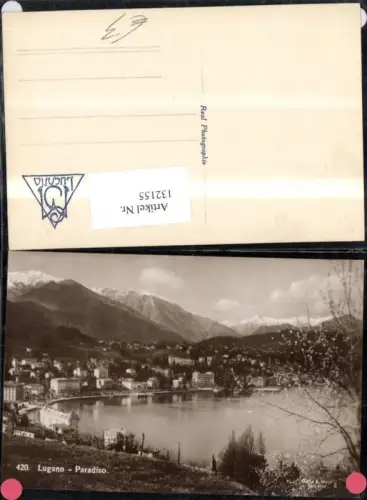 132155,Lugano Paradiso Ansicht Kt. Tessin