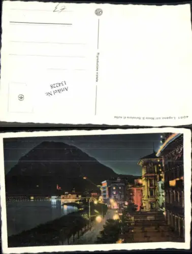 134228,Lugano col Monte Salvatore Kt Tessin