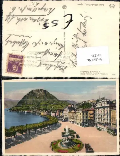 134235,Lugano Quai Fontana Bossi Monte Salvatore Kt Tessin