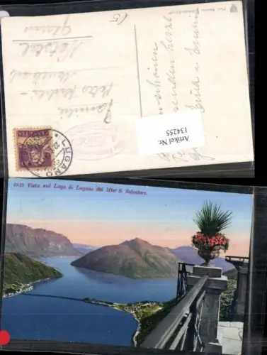 134255,Vista sul Lago di Lugano dal Monte Salvatore Kt Tessin