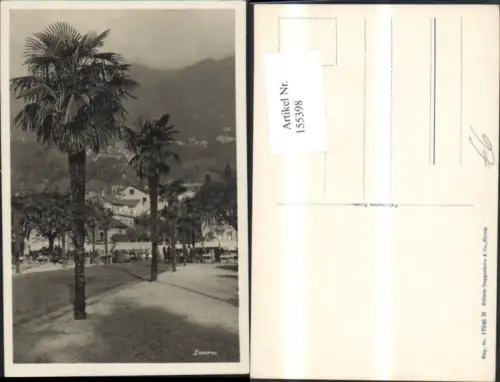 155398,Locarno Ansicht m. Personen Markt Kt Tessin