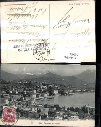 200695,Paradiso e Lugano Totale Kt Tessin