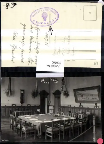 200700,Locarno Salle de la Conference Saal Innenansicht Kt Tessin