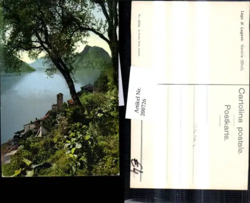 200726,Lago di Lugano Gandria Olivi Partie Kt Tessin