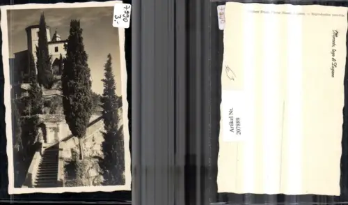 207889,Morcote lago di Lugano Kirche Kt Tessin