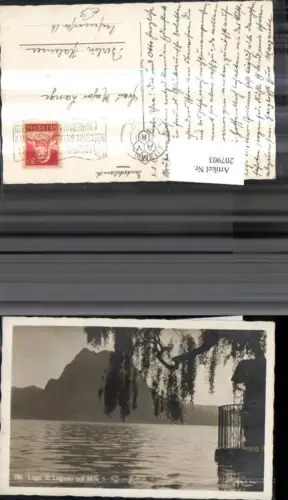 207903,Lago di Lugano col Mount S. Salvatore Partie Kt Tessin
