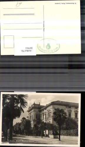 207911,Locarno Pretorio Konferenz-Gebäude Straßenansicht Kt Tessin