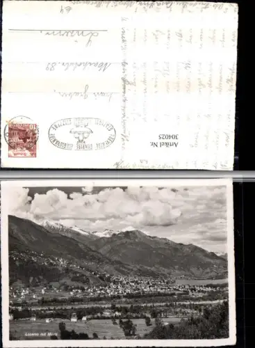 304025,Locarno Totale m. Monti Bergkulisse Kt Tessin