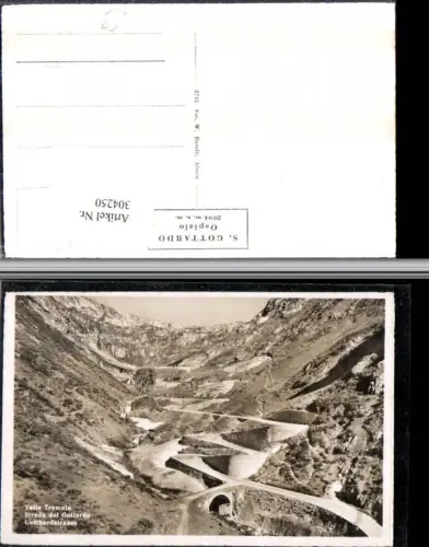 304250,Valle Tremola Strada del Gottardo Gotthardstraße b. Airolo Kt Tessin