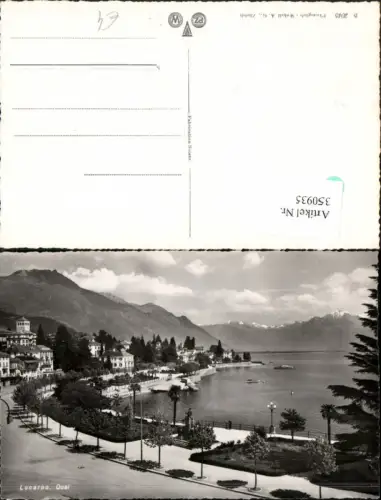 350935,Locarno Quai Promenade Bergkulisse Kt Tessin