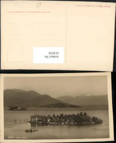 412910,Isola Bella Insel Bergkulisse Kt Tessin