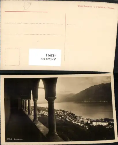 412911,Locarno Teilansicht Gang Arkaden Kt Tessin