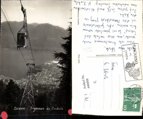440488,Locarno Panorama da Cardada Totale Seilbahn Kt Tessin