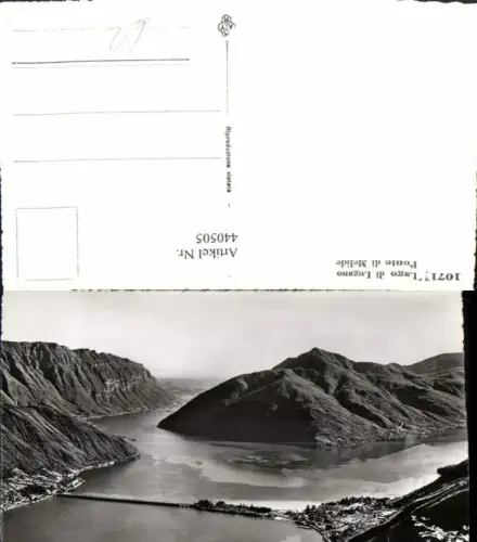 440505,Lago di Lugano Ponte di Melide Brücke Bergkulisse Kt Tessin