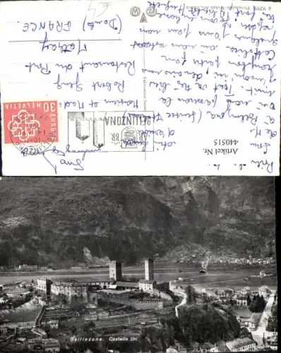 440515,Bellinzona Castello Uri Burg Kt Tessin