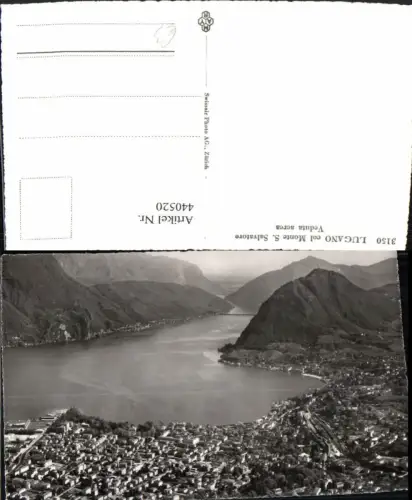 440520,Lugano col Monte San Salvatore Totale See Kt Tessin