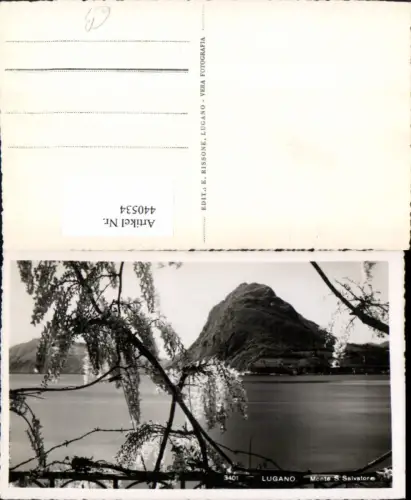 440534,Lugano Monte San Salvatore See Berg Kt Tessin