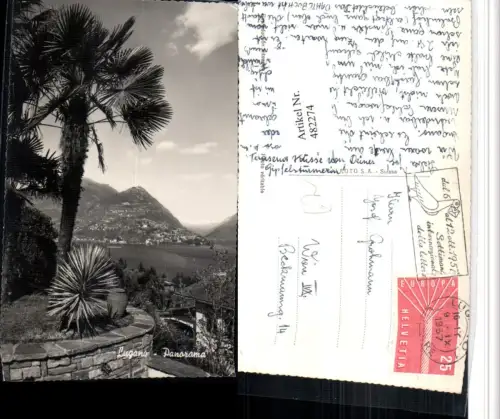 482274,Lugano Panorama Palme Kt Tessin