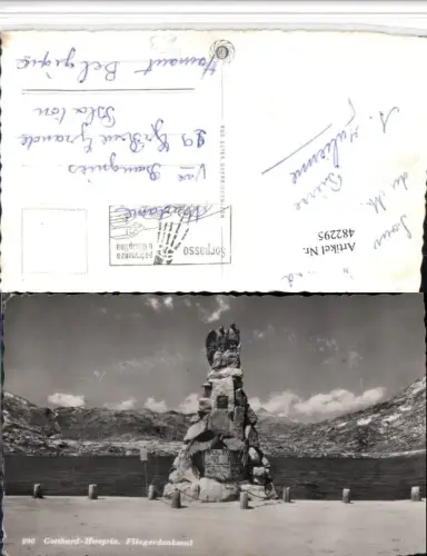 482295,Gotthard-Hospiz b. Airolo Fliegerdenkmal Kt Tessin