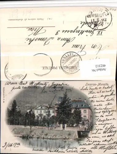 482312,Locarno Muralto Hotel Reber Kt Tessin