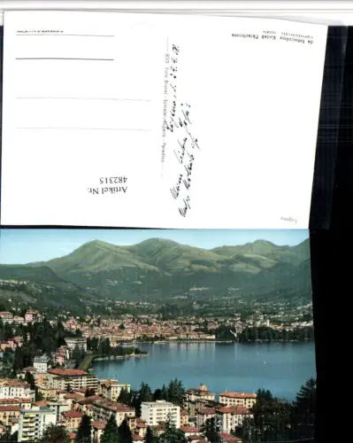 482315,Lugano Totale Bergkulisse Kt Tessin