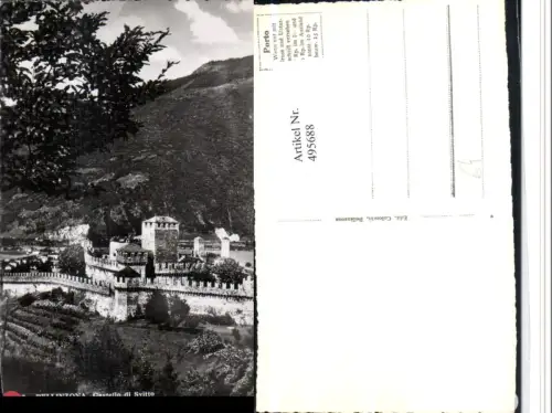 495688,Bellinzona Castello di Svitto Schloss Kt Tessin