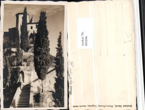 495696,Lago di Lugano Morcote Kirche pub Herbert Rüedi Kt Tessin