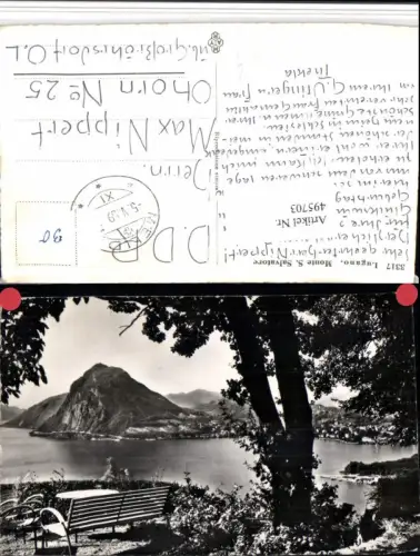 495703,Lugano Monte S. Salvatore Ausblick Kt Tessin