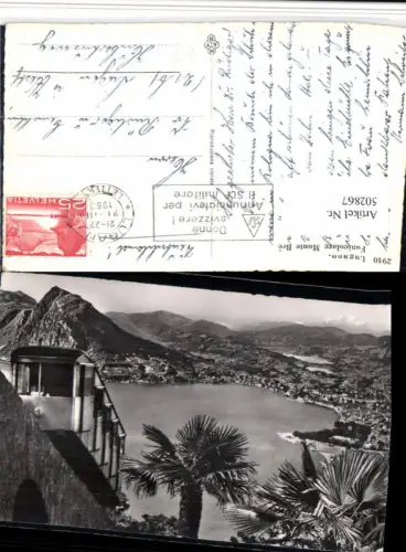 502867,Lugano Funicolare Monte Bre Bergbahn Bergkulisse Kt Tessin