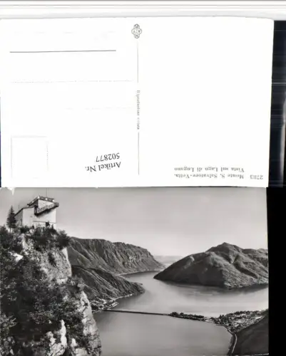 502877,Monte San Salvatore-Vetta vista sul Lago Lugano Brücke Kt Tessin