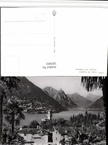 502902,Lago di Lugano Sfondo di Porlezza Teilansicht Bergkulisse Kt Tessin